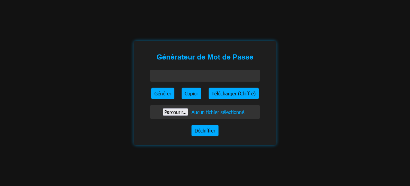 Version 2 générateur de mdp