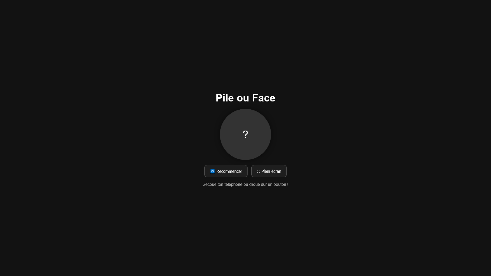 Pile face